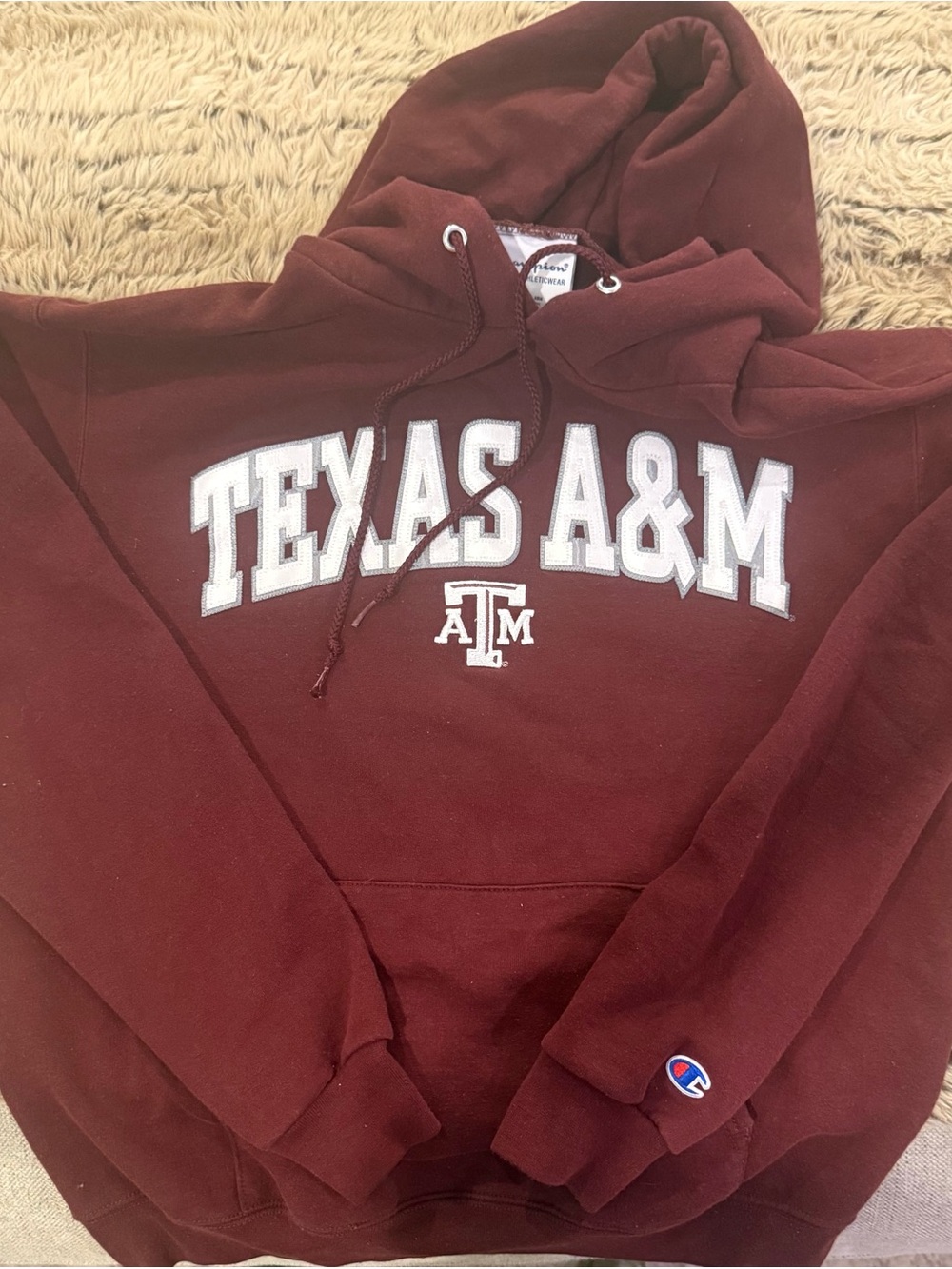 Champion Maroon Texas A&M Crewneck Hoodie
